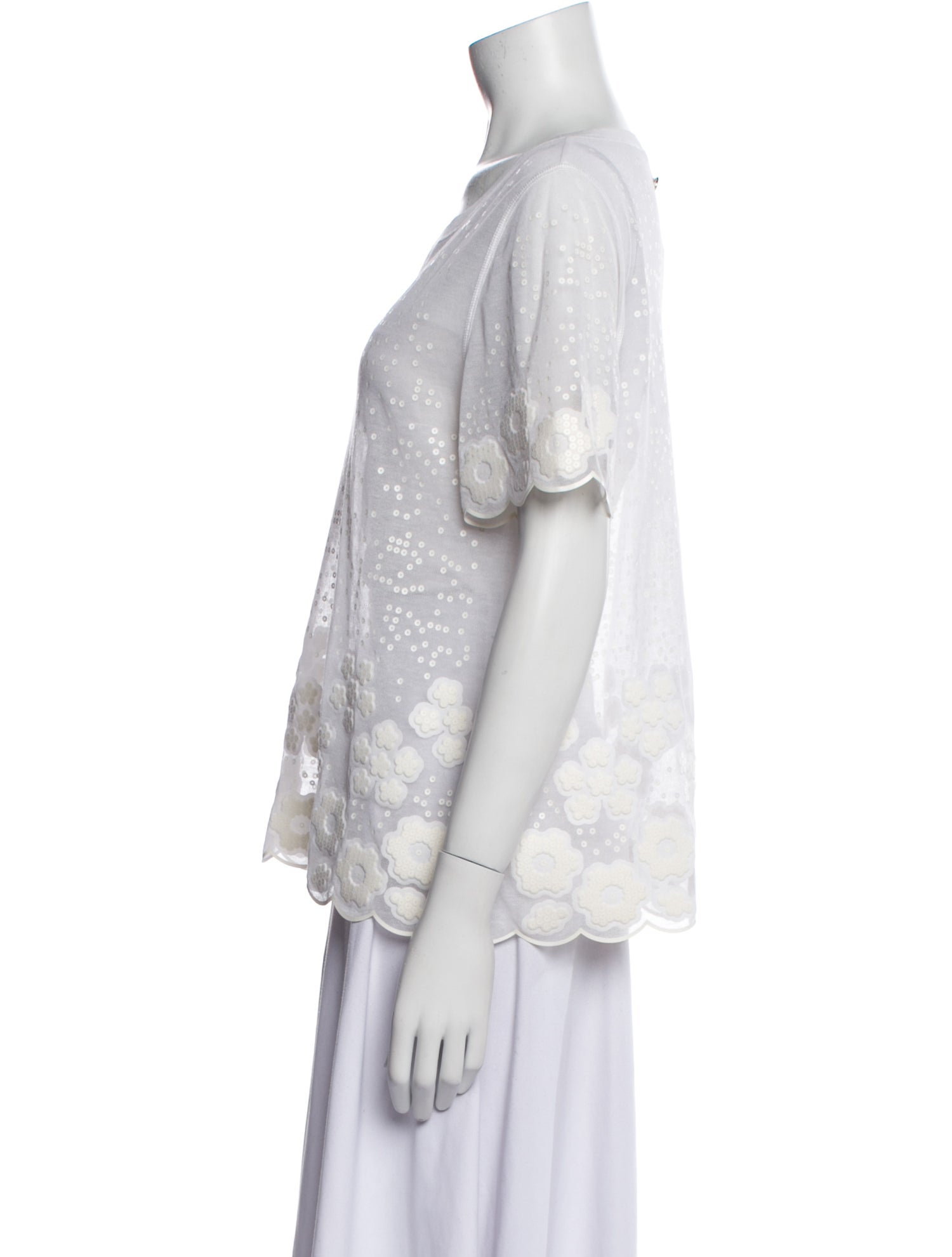 Chanel 2017 Scoop Neck T-Shirt