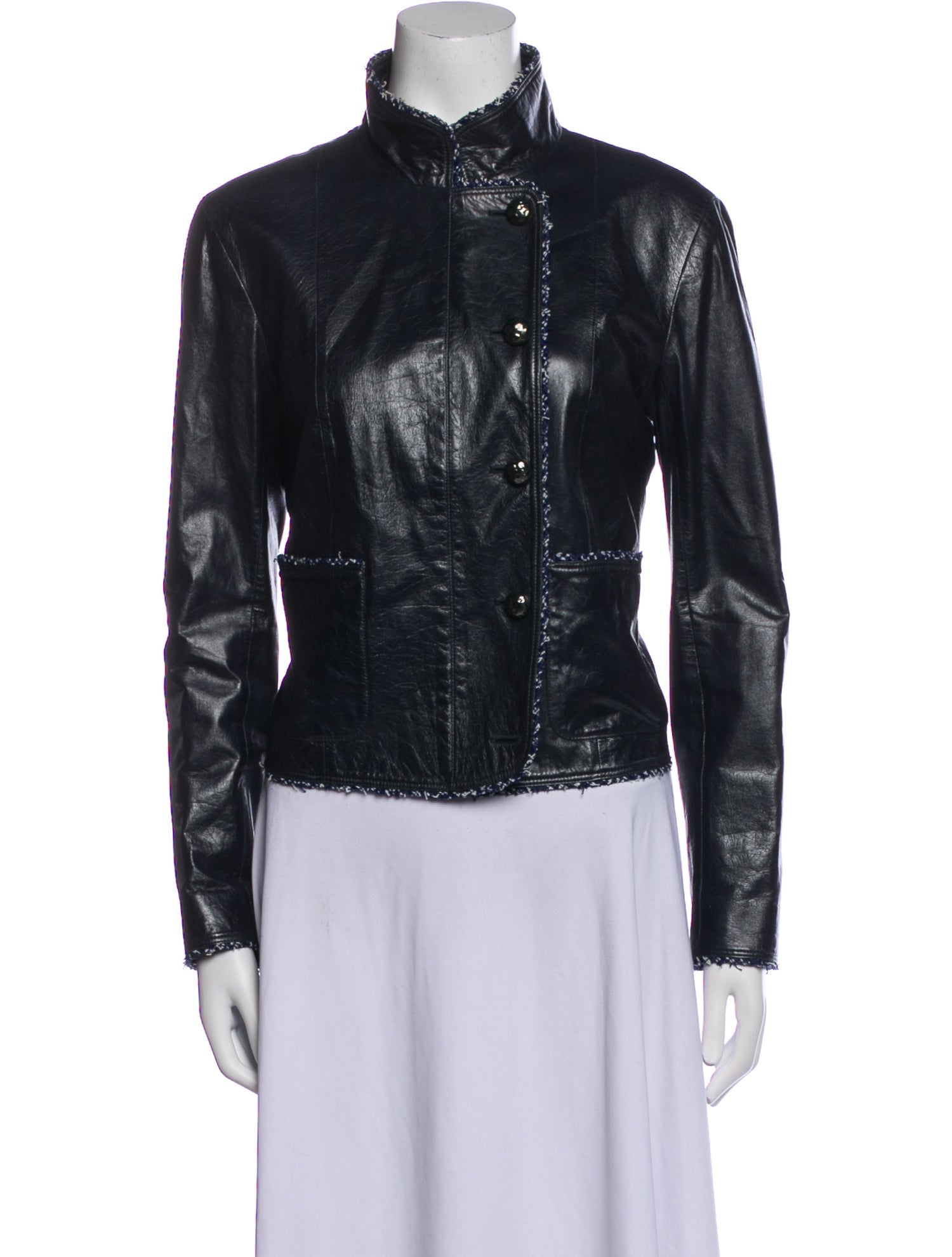 Chanel 2015 Lambskin Biker Jacket