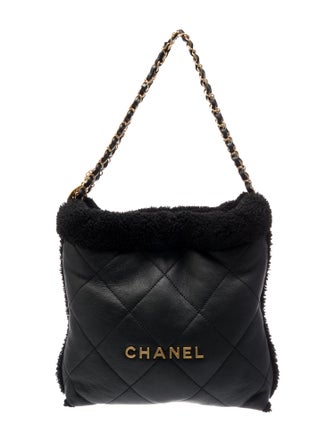 Chanel 2023 Shearling Quilted 22
