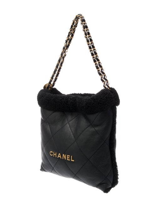 Chanel 2023 Shearling Quilted 22