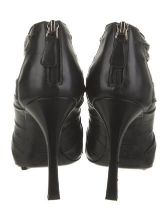 Chanel 2012 Interlocking CC Logo Lace-Up Boots