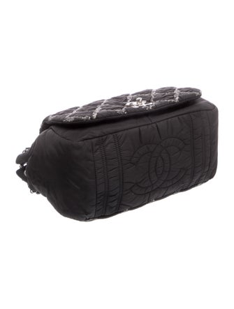 Chanel Tweed Stitch Bubble Accordion Flap Bag