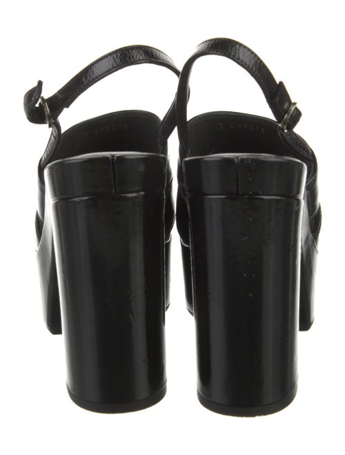 Chanel 2023 Interlocking CC Logo Slingback Sandals