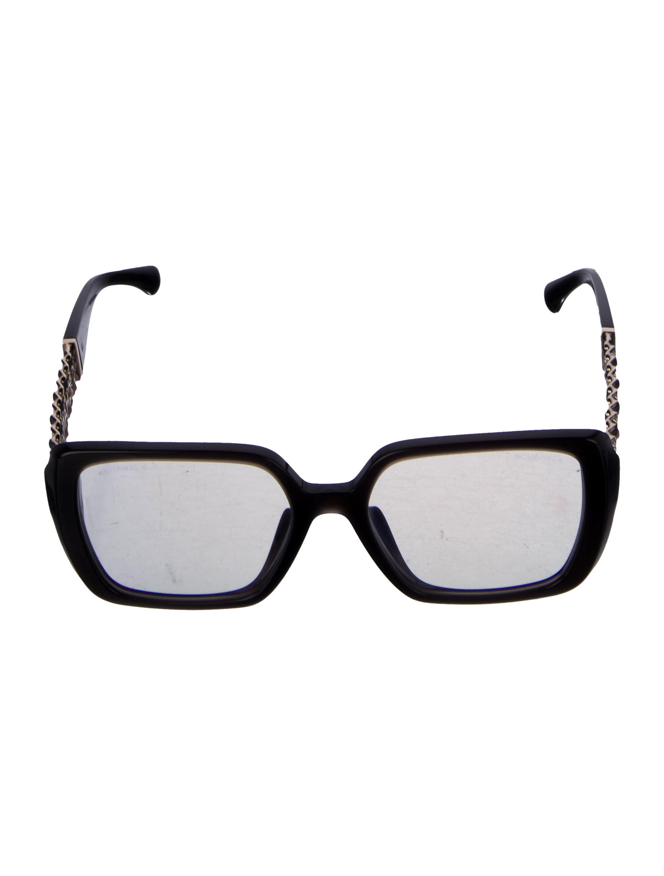 Chanel Interlocking CC Logo Square Eyeglasses