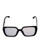 Chanel Interlocking CC Logo Square Eyeglasses