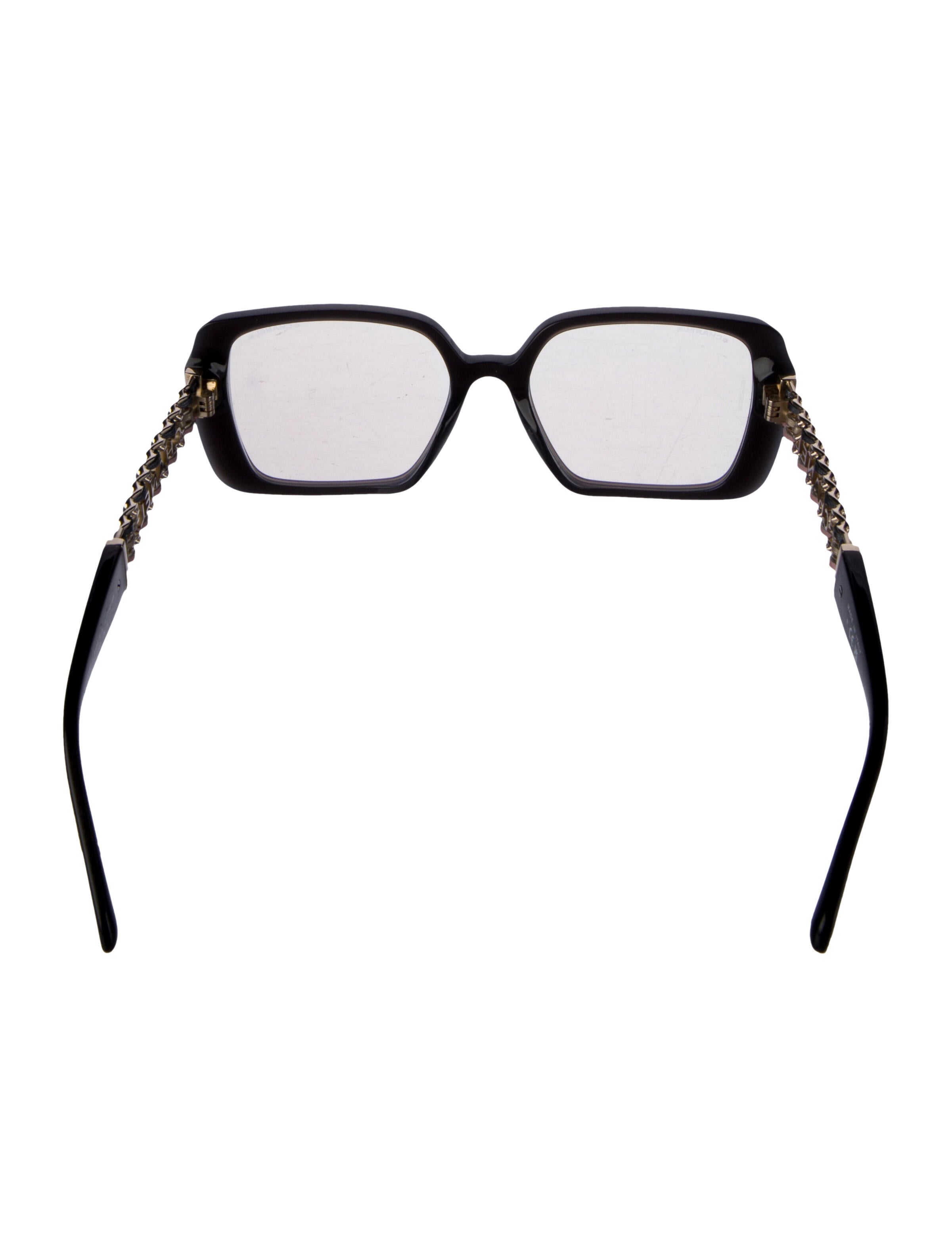 Chanel Interlocking CC Logo Square Eyeglasses