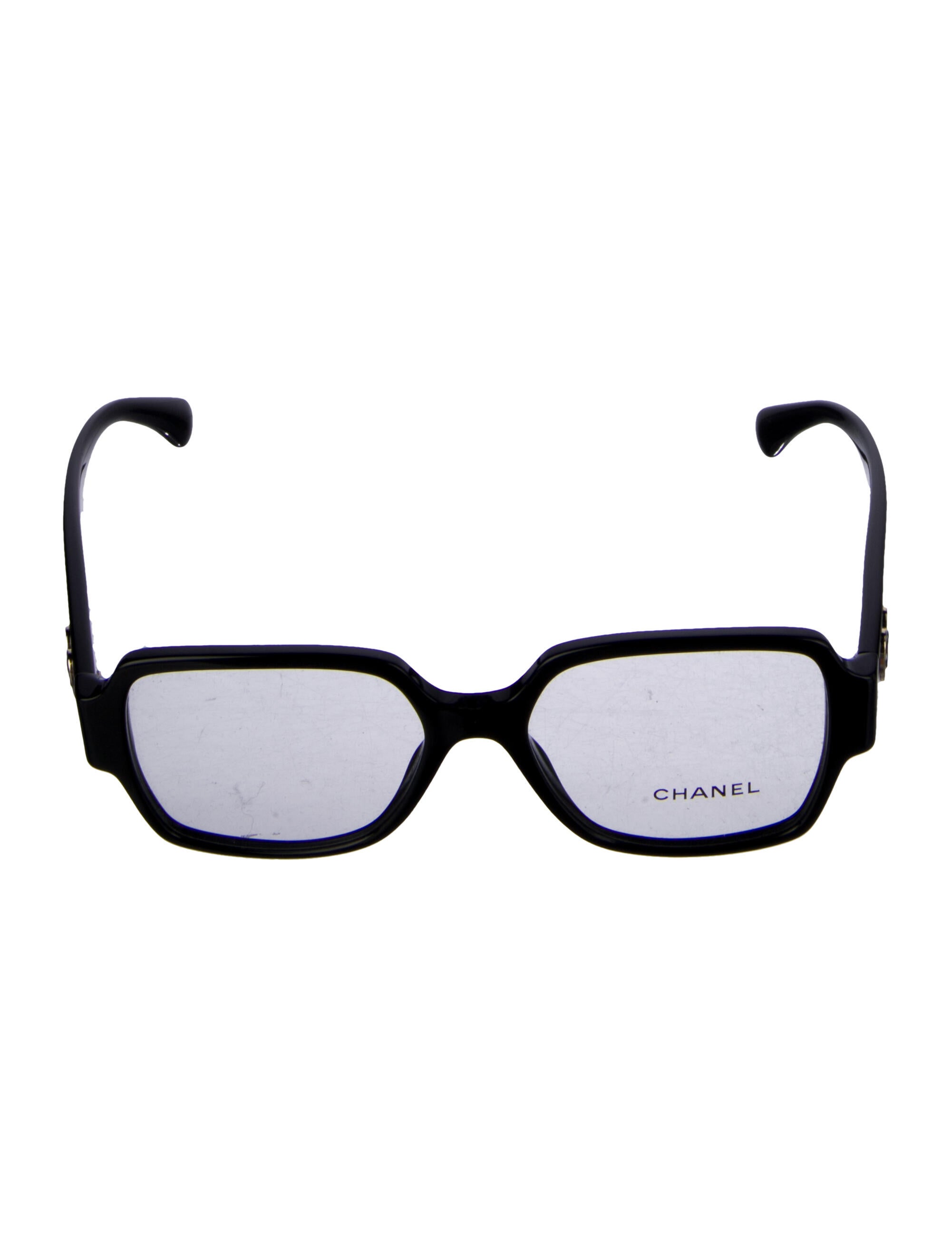 Chanel Interlocking CC Logo Square Eyeglasses