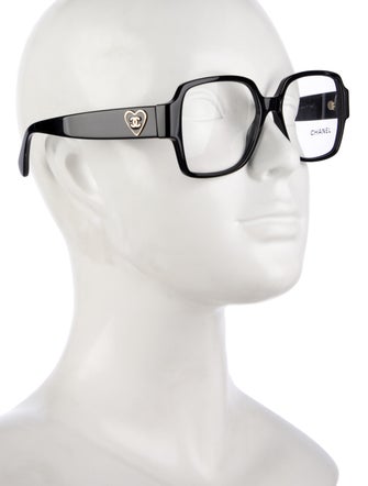 Chanel Interlocking CC Logo Square Eyeglasses