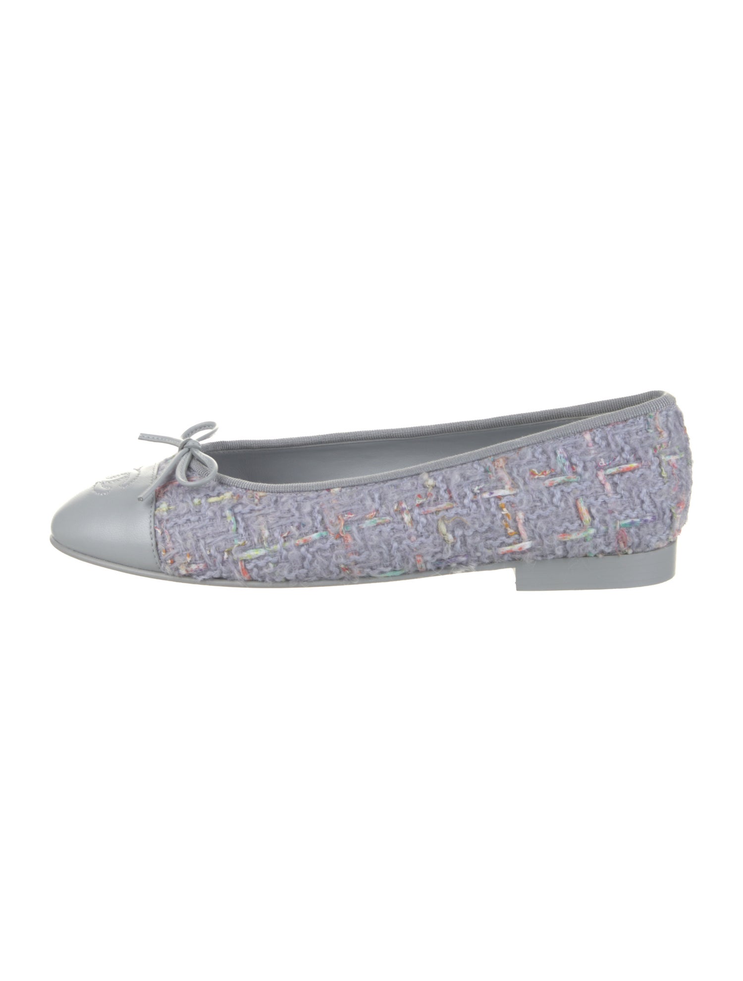 Chanel 2025 Tweed Pattern Ballet Flats w/ Tags