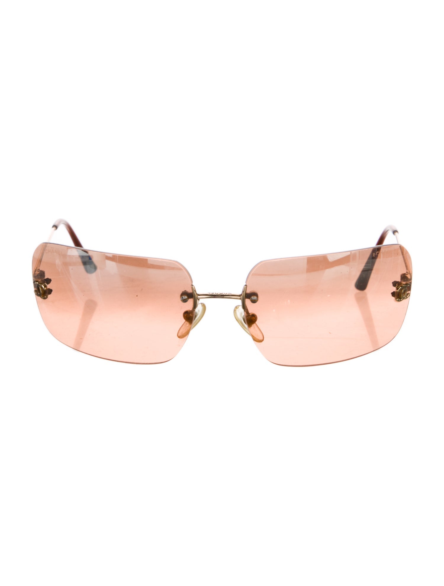 Chanel Vintage Interlocking CC Logo Sunglasses