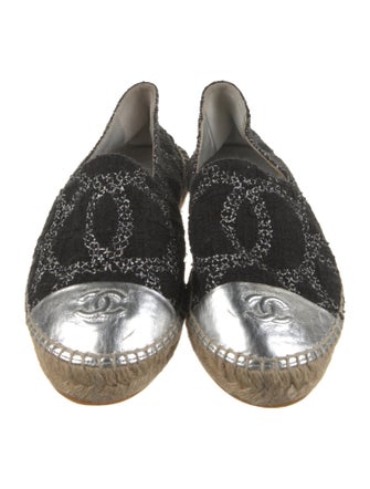 Chanel 2017 Interlocking CC Logo Espadrilles