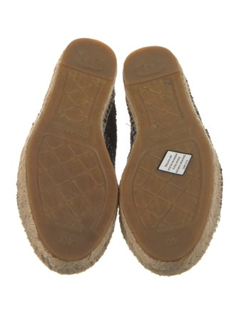Chanel 2017 Interlocking CC Logo Espadrilles