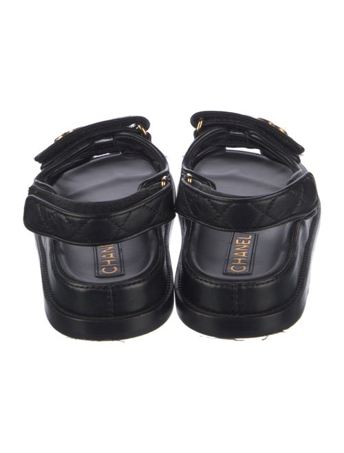 Chanel 2024 Interlocking CC Logo Slingback Sandals