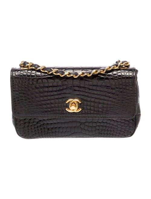 Chanel Classic Rectangular Mini Alligator Flap Bag