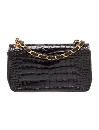 Chanel Classic Rectangular Mini Alligator Flap Bag