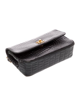 Chanel Classic Rectangular Mini Alligator Flap Bag