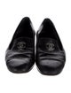 Chanel Interlocking CC Logo Leather Loafers