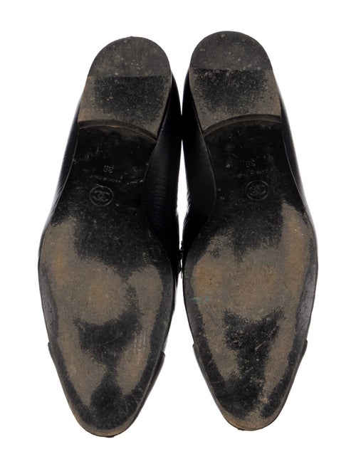 Chanel Interlocking CC Logo Leather Loafers