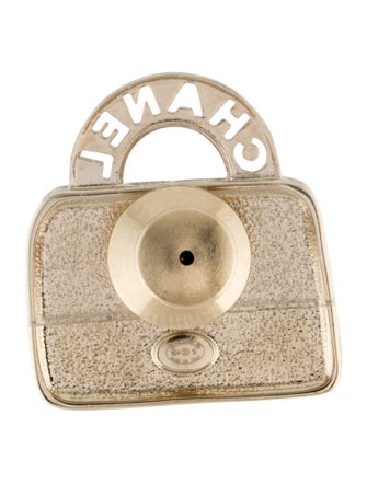 Chanel 2024 Strass & Enamel CC Purse Brooch