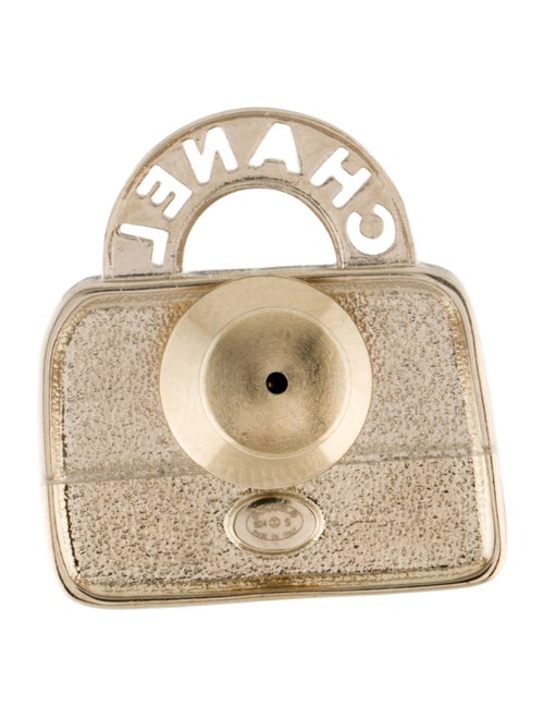 Chanel 2024 Strass & Enamel CC Purse Brooch