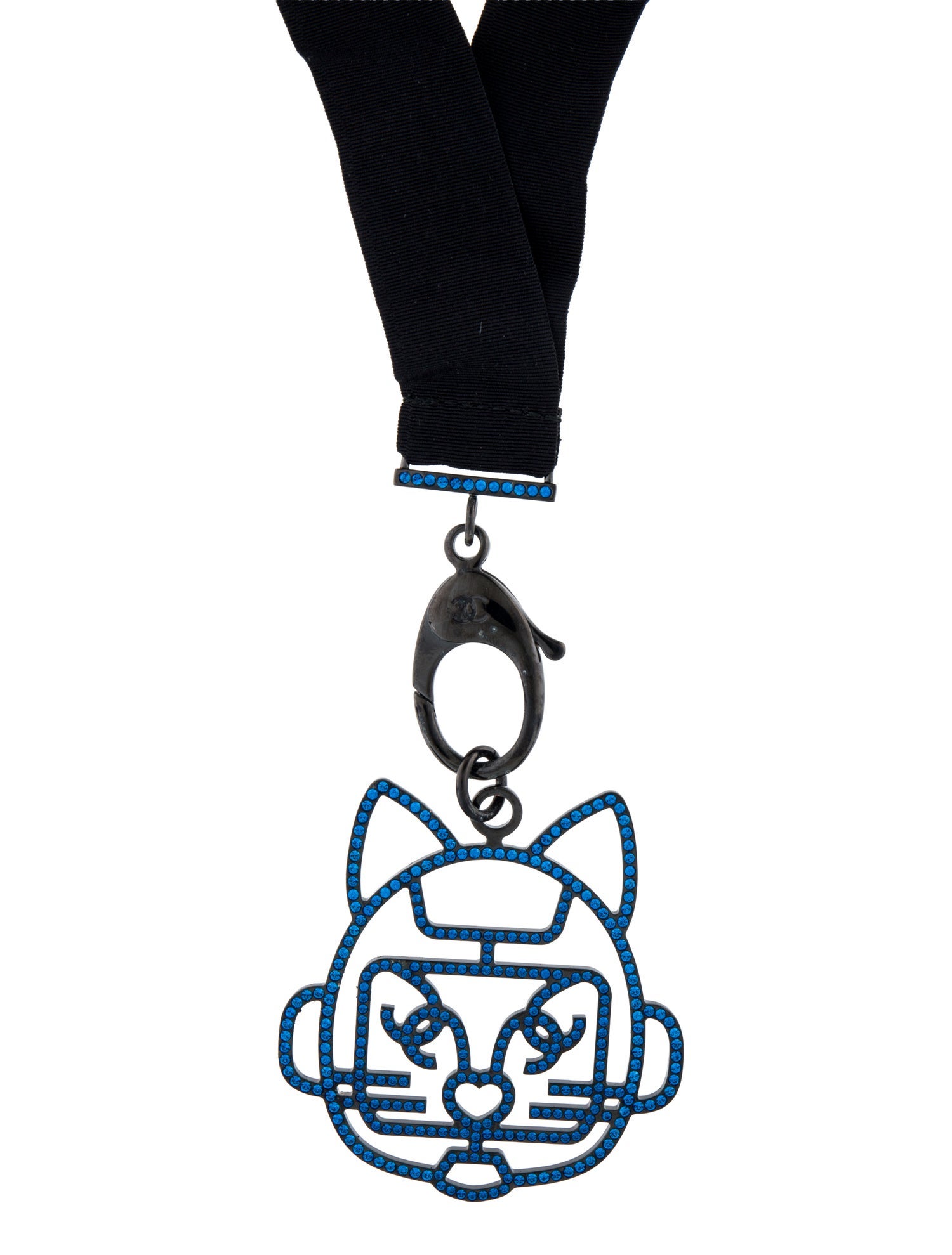 Chanel Strass Choupette Lanyard Necklace