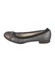 Chanel Interlocking CC Logo Leather Ballet Flats