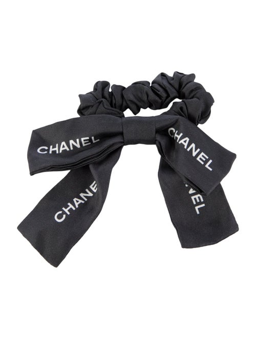 Chanel 2023 Silk Bow Scrunchie
