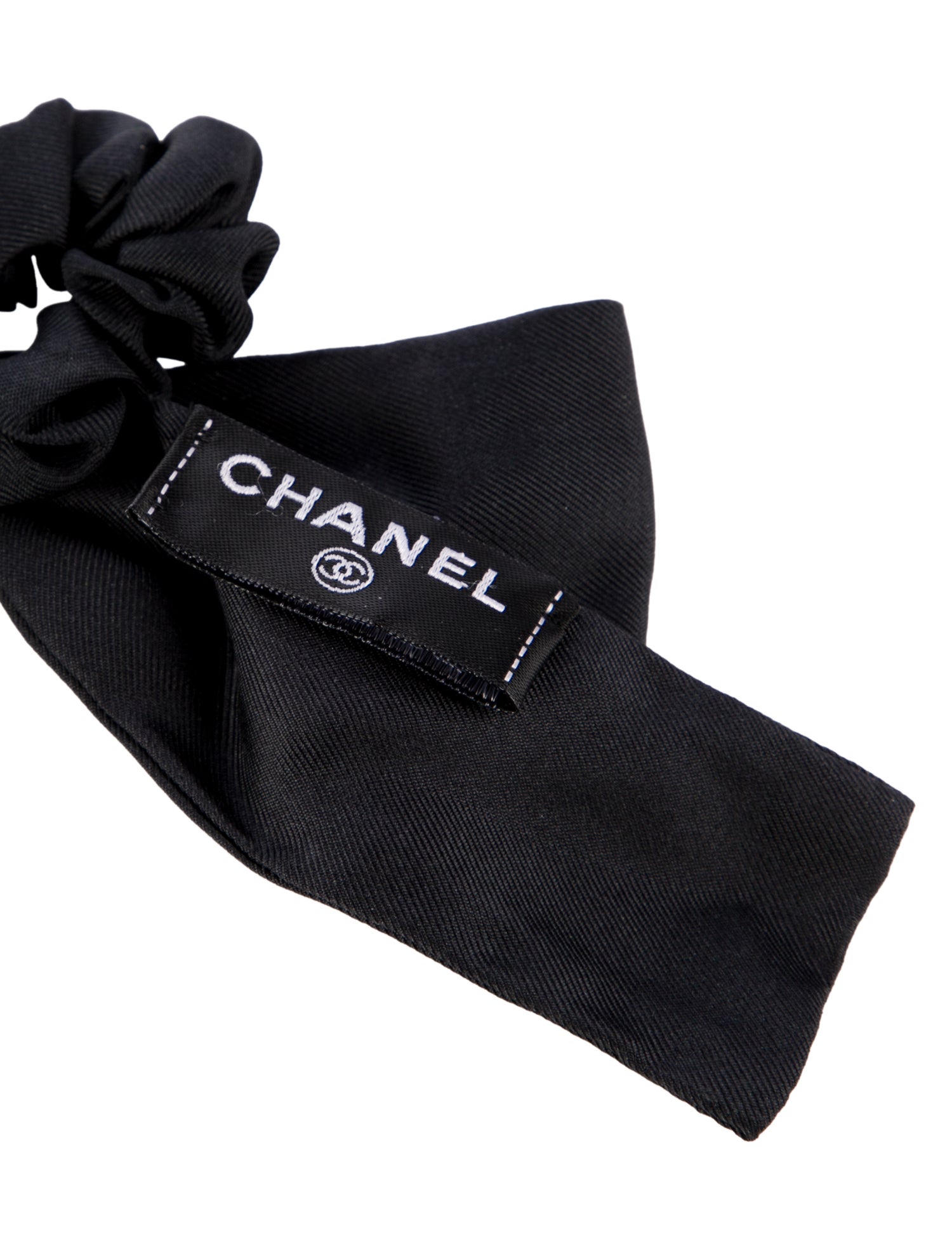 Chanel 2023 Silk Bow Scrunchie