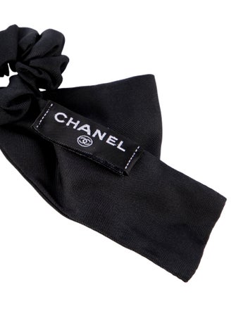 Chanel 2023 Silk Bow Scrunchie