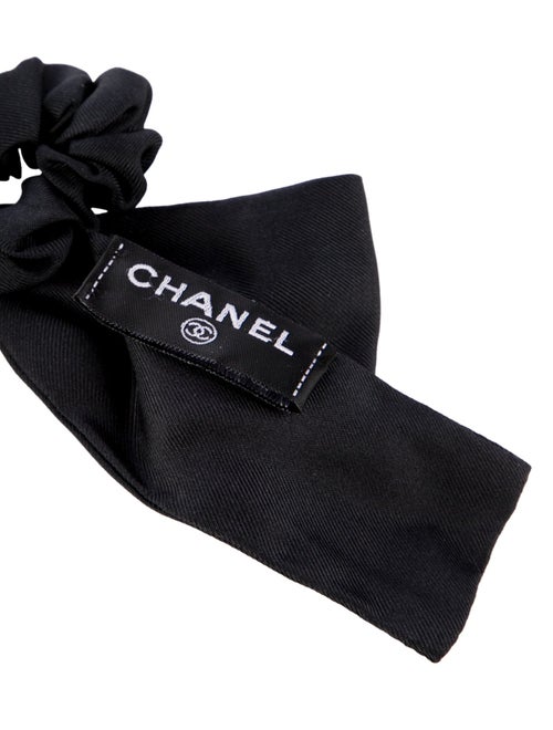 Chanel 2023 Silk Bow Scrunchie