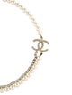 Chanel Faux Pearl & Strass CC Double Strand Necklace