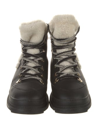 Chanel 2019 Interlocking CC Logo Combat Boots