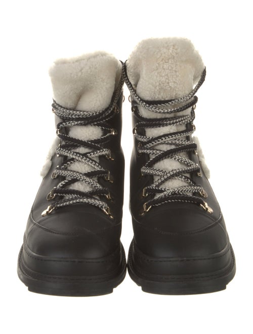 Chanel 2019 Interlocking CC Logo Combat Boots