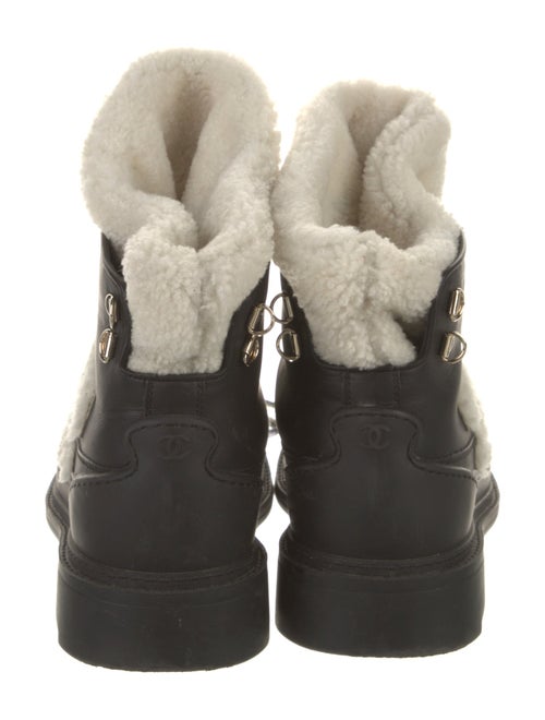 Chanel 2019 Interlocking CC Logo Combat Boots