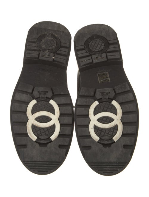 Chanel 2019 Interlocking CC Logo Combat Boots