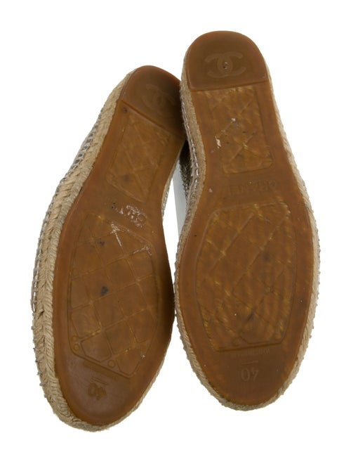Chanel 2015 Interlocking CC Logo Espadrilles