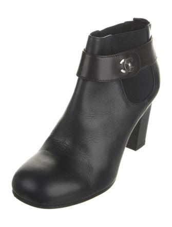 Chanel 2013 Interlocking CC Logo Boots