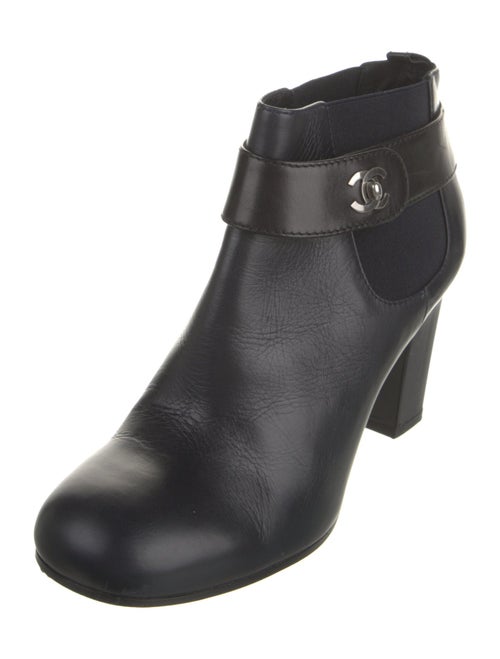 Chanel 2013 Interlocking CC Logo Boots