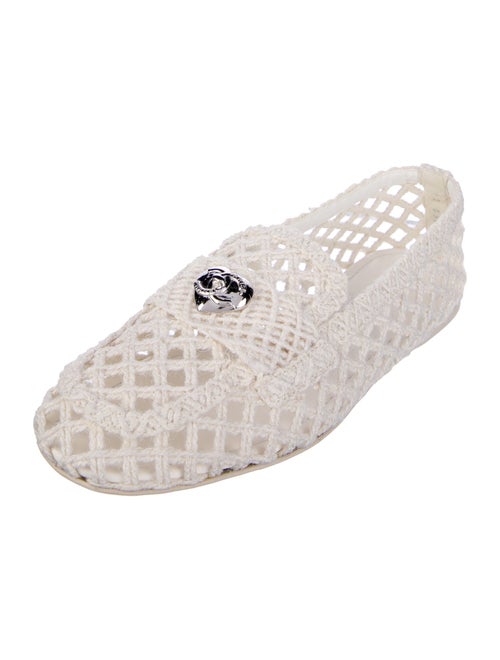Chanel 2023 Interlocking CC Logo Ballet Flats
