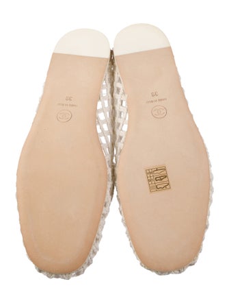 Chanel 2023 Interlocking CC Logo Ballet Flats