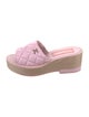 Chanel 2022 Interlocking CC Logo Espadrilles