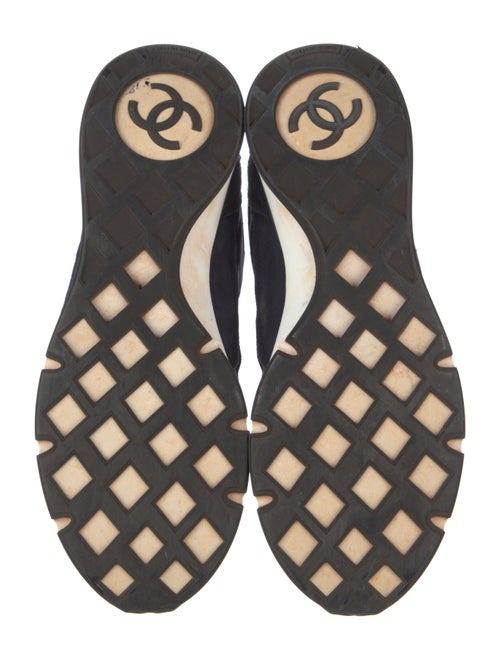 Chanel Interlocking CC Logo Nylon Sneakers