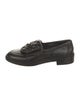 Chanel Interlocking CC Logo Leather Loafers