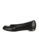 Chanel Interlocking CC Logo Leather Flats