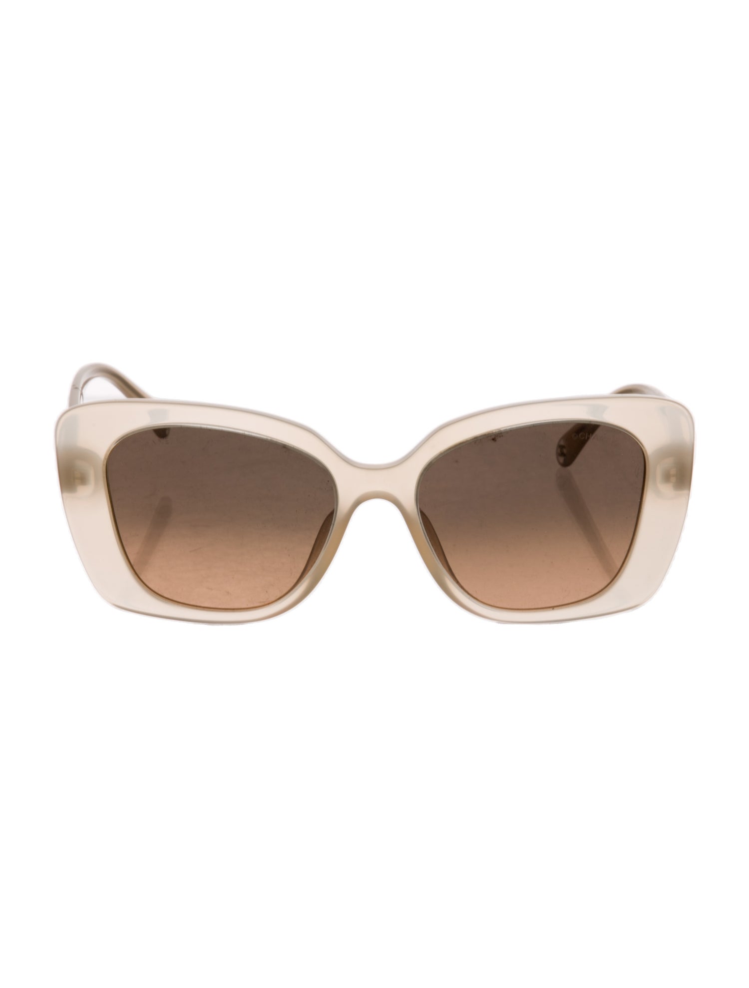Chanel Interlocking CC Logo Cat-Eye Sunglasses