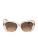 Chanel Interlocking CC Logo Cat-Eye Sunglasses