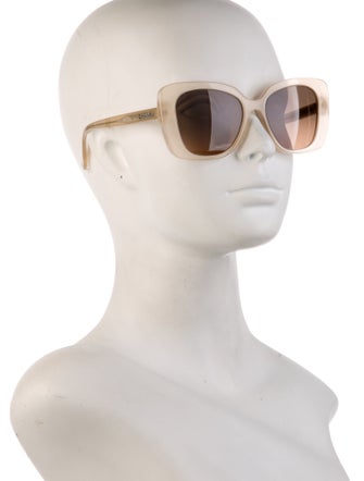 Chanel Interlocking CC Logo Cat-Eye Sunglasses