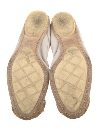 Chanel Interlocking CC Logo Lambskin Ballet Flats