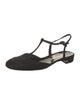 Chanel Interlocking CC Logo Bow Accents Slingback Flats
