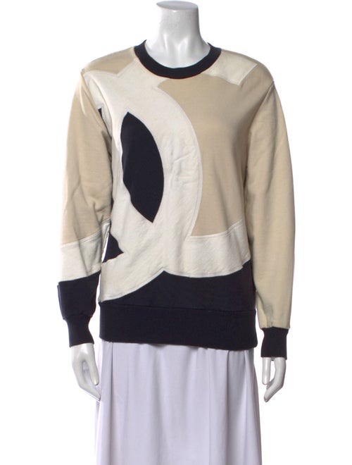 Chanel 2018 Colorblock Pattern Sweatshirt